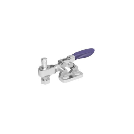 Kifix Mini Stainless Steel Horizontal Hold-Down Toggle Clamp, 66 Lb. Retention Force, 90 Degree Opening Angle KF-105-DU-SS